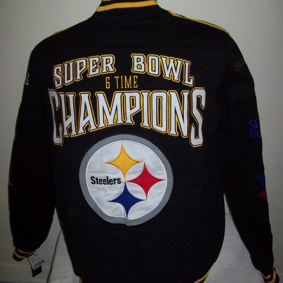 PITTSBURGH STEELERS TIME SUPER BOWL CHAMPIONSHIP JACKET Fall